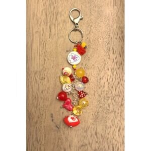 Kansas City Chiefs Beaded Keychain | Chiefs Bag Charm